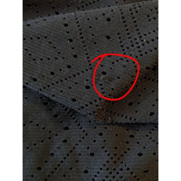 Old Navy Active Womens M Tank Top Black Perforated Pullover Athletic Sleeveless - Picture 7 of 7